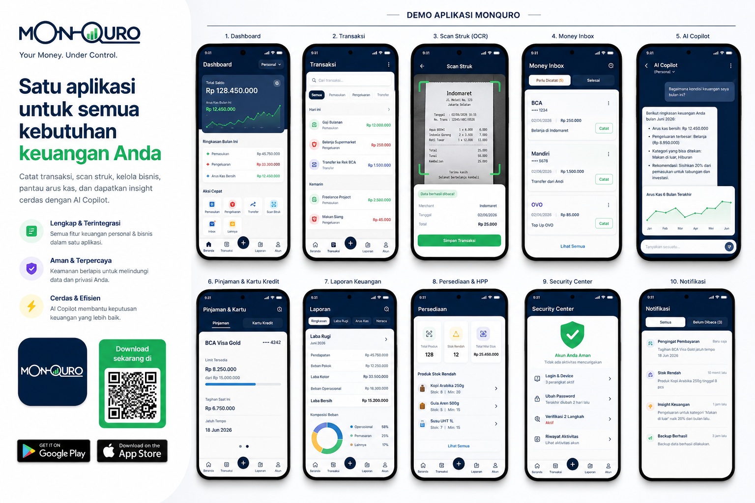 Demo lengkap aplikasi MONQURO